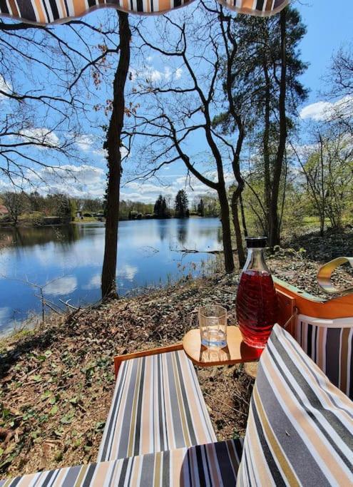 Ferienhaus Blauer See Mit Optionalem Hot-Tub Bockhorn  Exterior photo